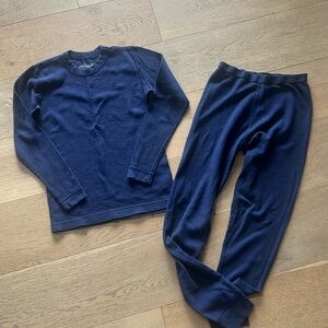 Magellan thermal underwear set. Youth medium. Waffle knit. Warm!